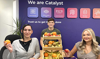Like a healthy snack? Come and work at Catalyst!