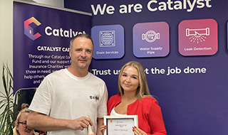 Positive impact wins Naomi a Catalyst Kudos Award
