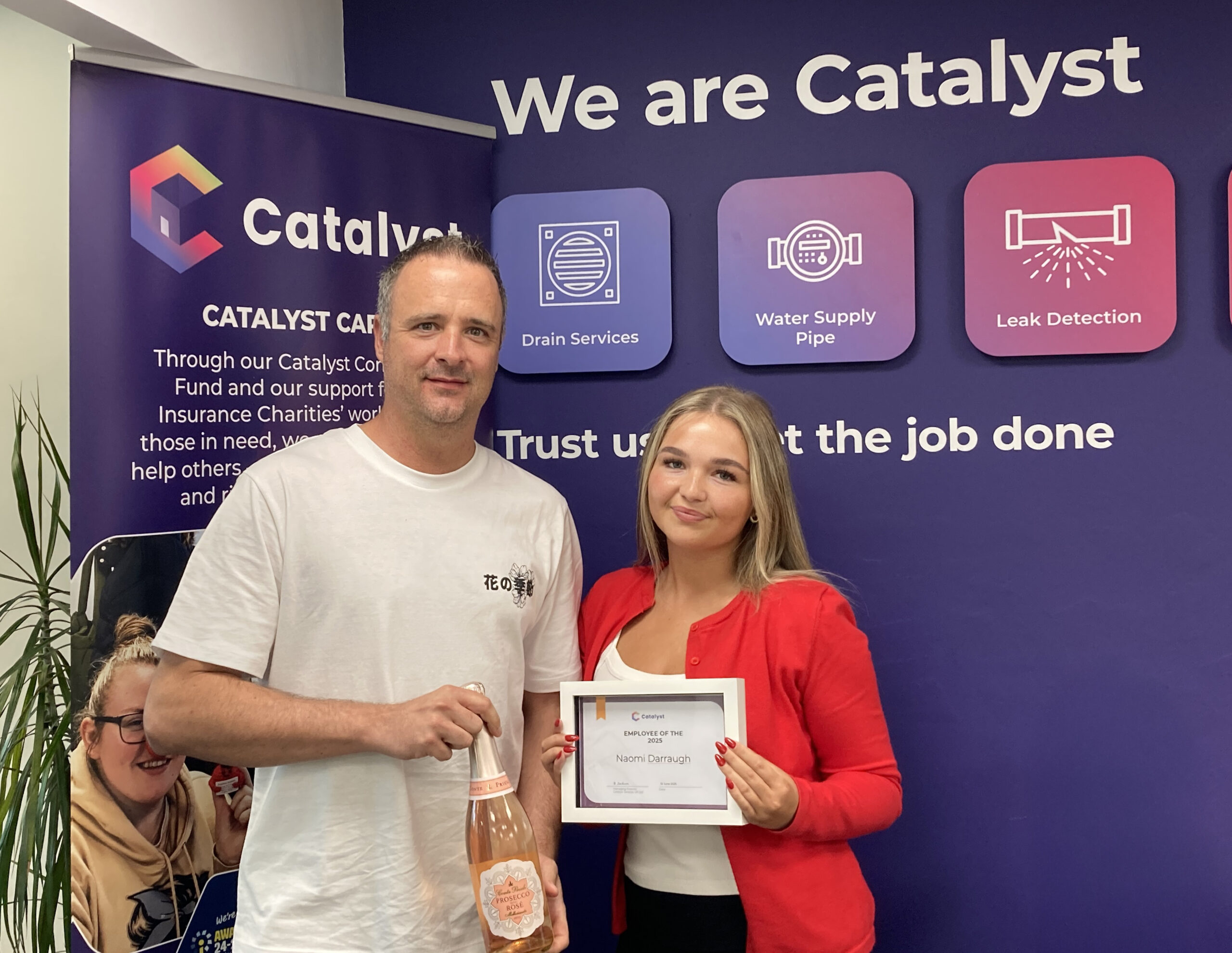 Positive impact wins Naomi a Catalyst Kudos Award