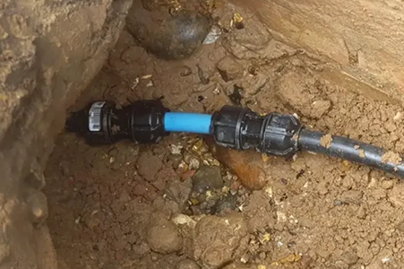 Water-Supply-Pipe – rerouting
