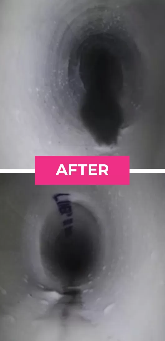 LED light CIPP lining - after